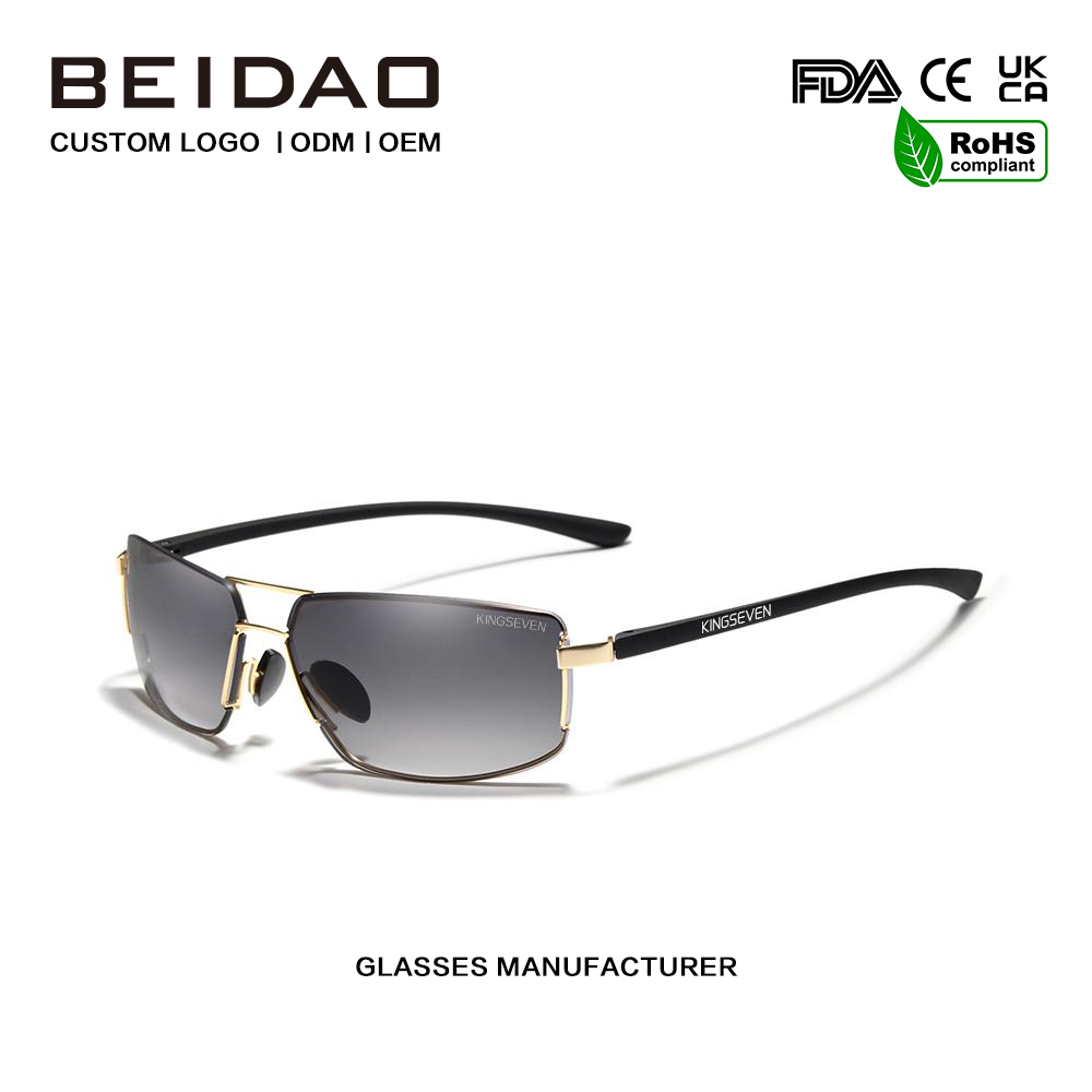 Гарячі продажі модних алюмінієвих поляризованих сонцезахисних окулярів