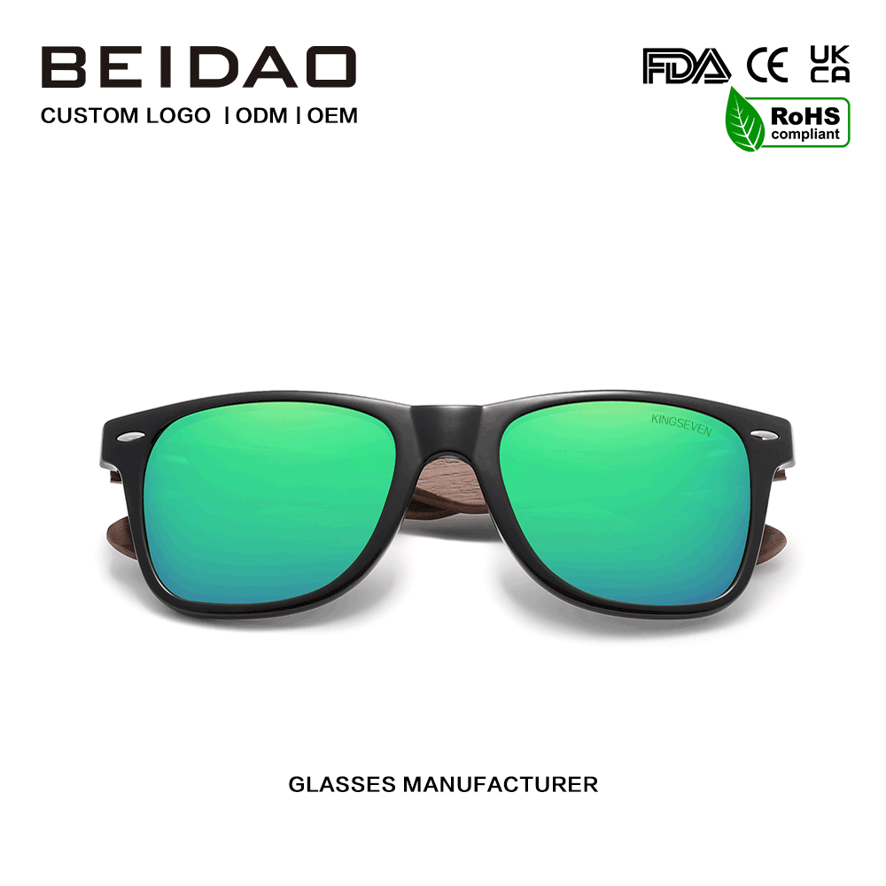 Сучасні чоловічі сонцезахисні окуляри Walnut Polarized UV400