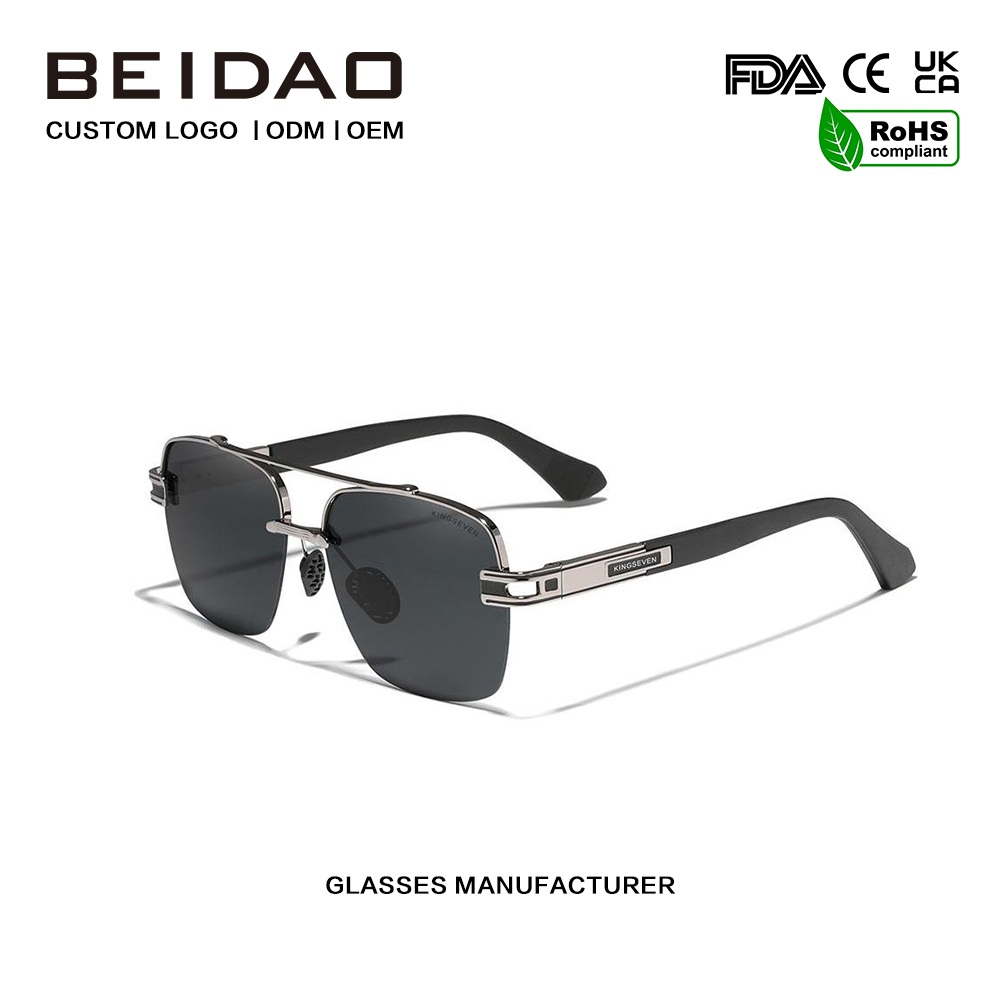 Квадратні відтінки барвисті ретро поляризаційні сонцезахисні окуляри